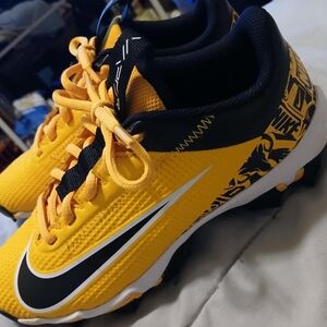 Nike Vapor Edge 360 2 Shark 2 "Laser Orange" Grade School Kids' Football Cleats